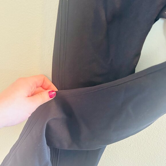 Spanx Seamless Leggings Very Black Size Small Shapewear Compression Mid Rise - Picture 5 of 8